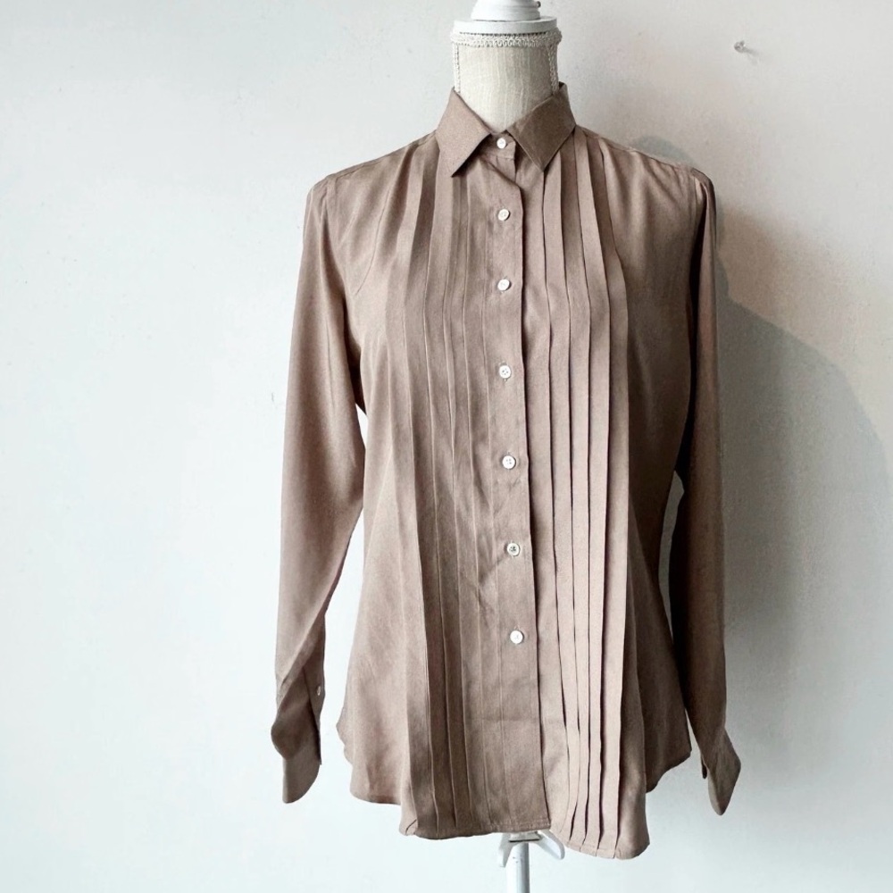 For the Republic Linen Button Down Sz 12-0123